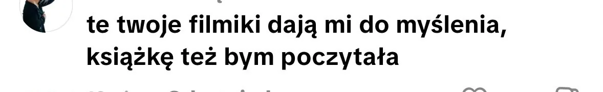 Komentarz o filmach dających do myślenia i chęci przeczytania książki