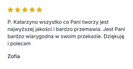 Pięciogwiazdkowa opinia o jakości i wiarygodności książki